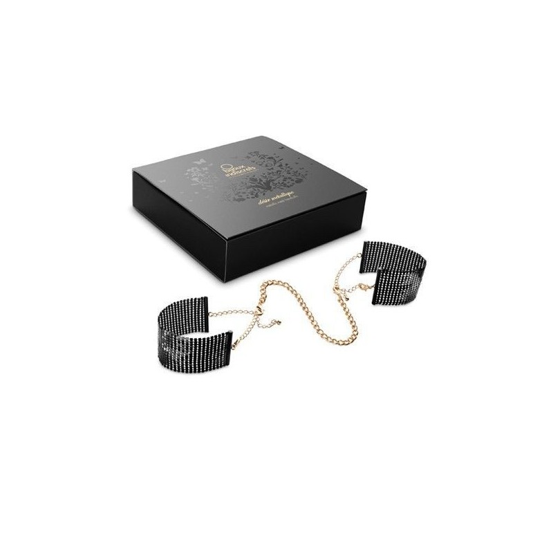 Bijoux - D‰Sir M‰Tallique Manette In Rete Di Metallo Nero - BIJOUX DESIRE METALLIQUE - Manette e Polsini | erosidea.com