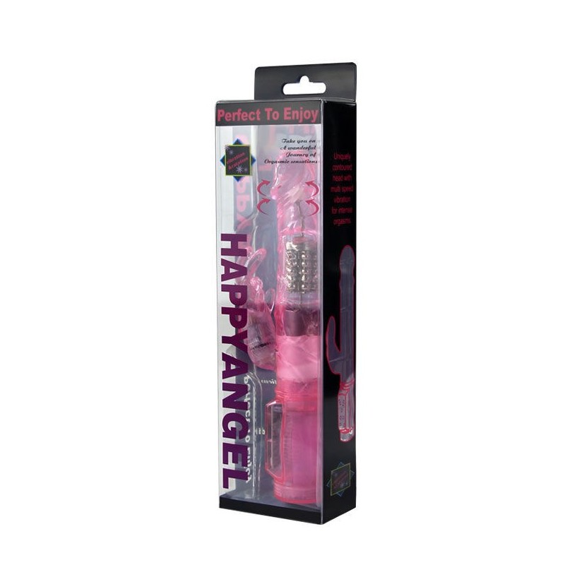 Vibratore Rabbit Baile Happy Angel Rosa - BAILE ROTATIONS - Vibratori Rabbit | erosidea.com