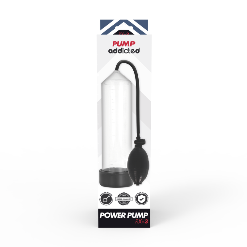 Pump Addicted - Rx3 Trasparente - PUMP ADDICTED - Pompe e Sviluppatori Pene | erosidea.com
