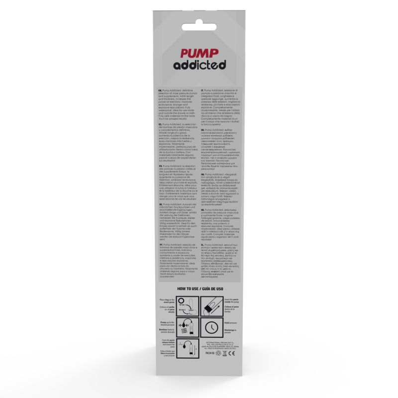 Pump Addicted - Rx3 Trasparente - PUMP ADDICTED - Pompe e Sviluppatori Pene | erosidea.com