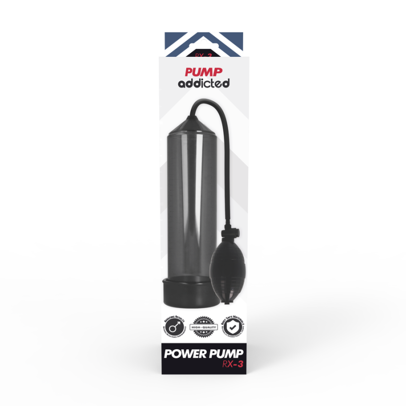 Pump Addicted - Rx3 Nero - PUMP ADDICTED - Pompe e Sviluppatori Pene | erosidea.com