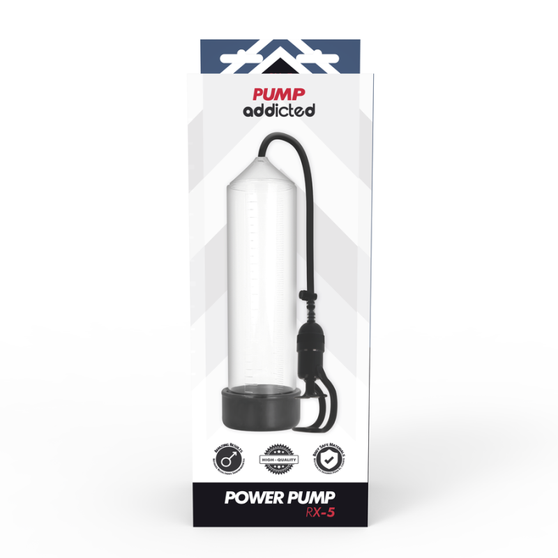 Pump Addicted - Rx5 Trasparente - PUMP ADDICTED - Pompe e Sviluppatori Pene | erosidea.com