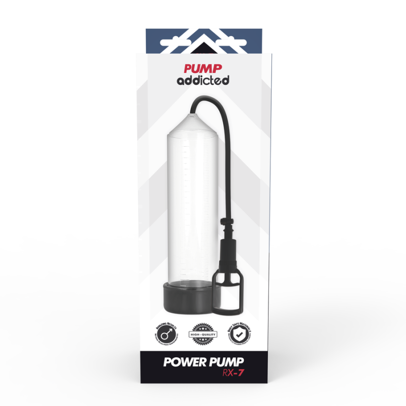 Pump Addicted - Rx7 Trasparente - PUMP ADDICTED - Pompe e Sviluppatori Pene | erosidea.com