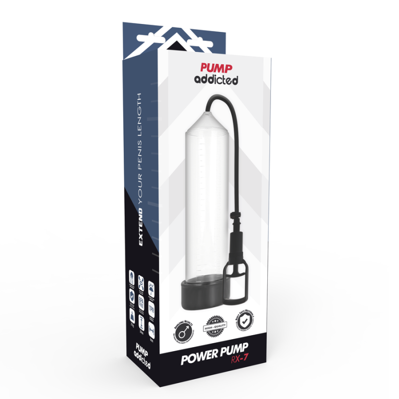 Pump Addicted - Rx7 Trasparente - PUMP ADDICTED - Pompe e Sviluppatori Pene | erosidea.com