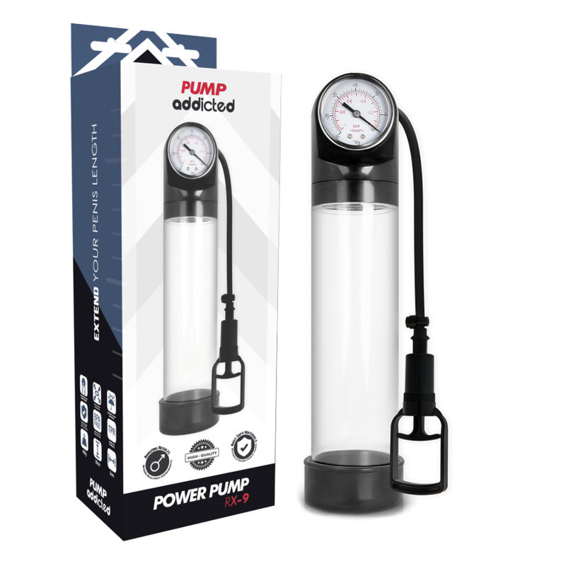 Pump Addicted - Rx9 Trasparente - PUMP ADDICTED - Pompe e Sviluppatori Pene | erosidea.com