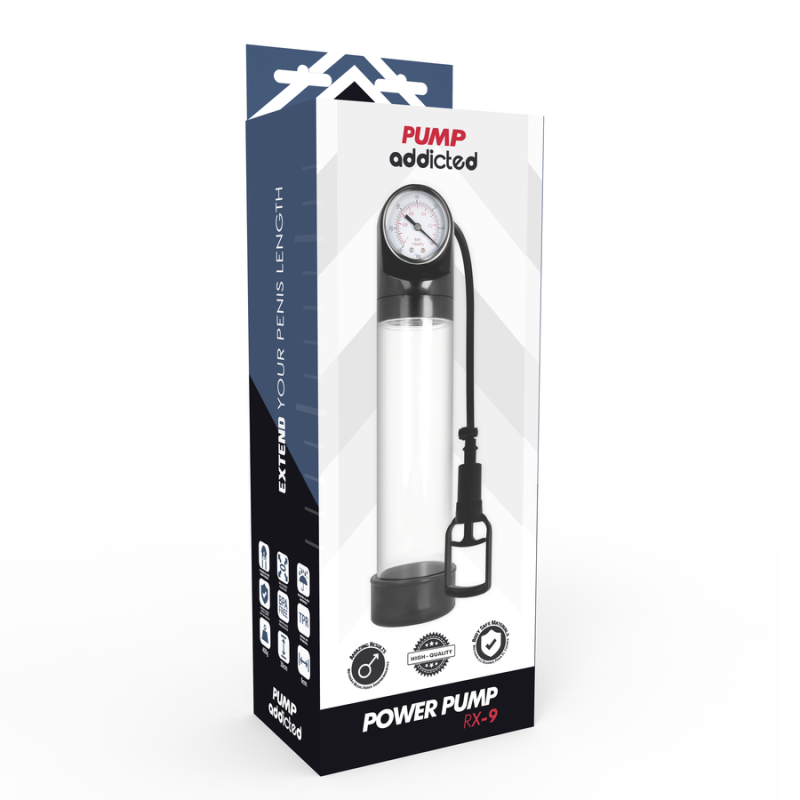 Pump Addicted - Rx9 Trasparente - PUMP ADDICTED - Pompe e Sviluppatori Pene | erosidea.com