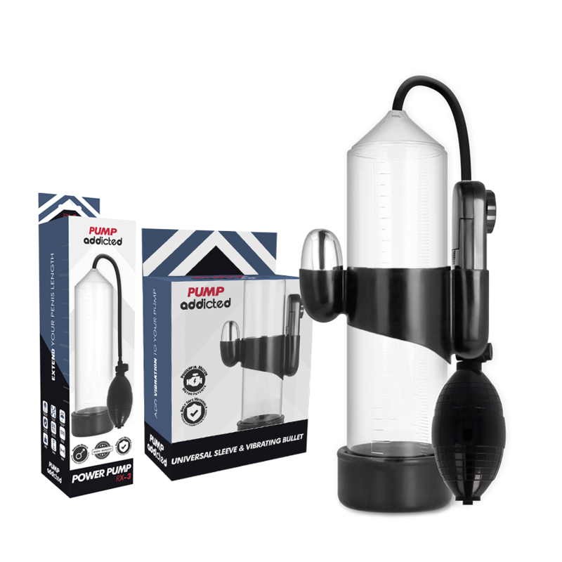 Vibratore Pump Addicted Trasparente Rx3 - PUMP ADDICTED - Vibratori | erosidea.com