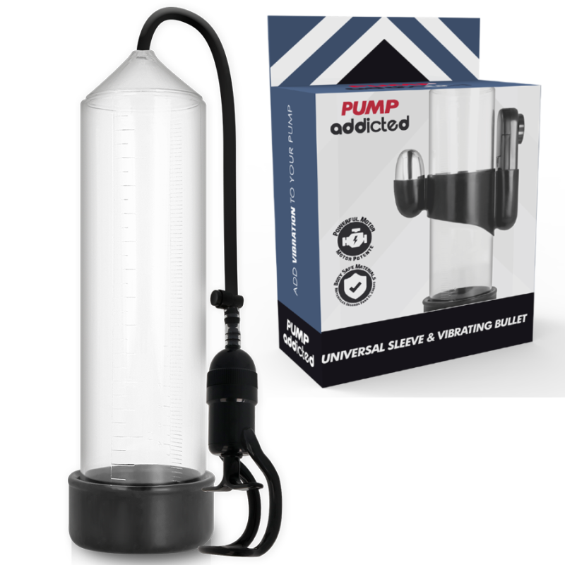 Vibratore Pump Addicted Trasparente Rx5 - PUMP ADDICTED - Vibratori | erosidea.com