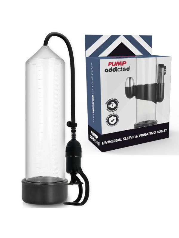 Vibratore Pump Addicted Trasparente Rx5 - PUMP ADDICTED - Vibratori | erosidea.com