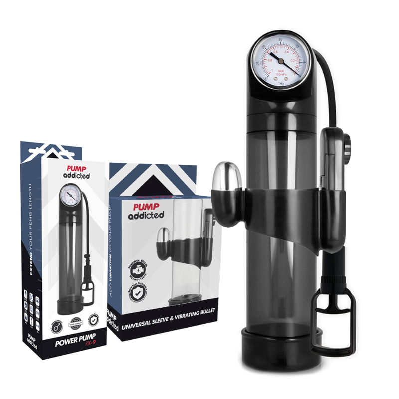 Pump Addicted - Vibratore Rx9 Nero - PUMP ADDICTED - Vibratori | erosidea.com