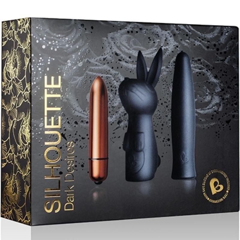 Rocks-Off - Kit Dark Desire Silhouette Dark Desire - ROCKS-OFF - Kit del piacere e Giochi Erotici | erosidea.com