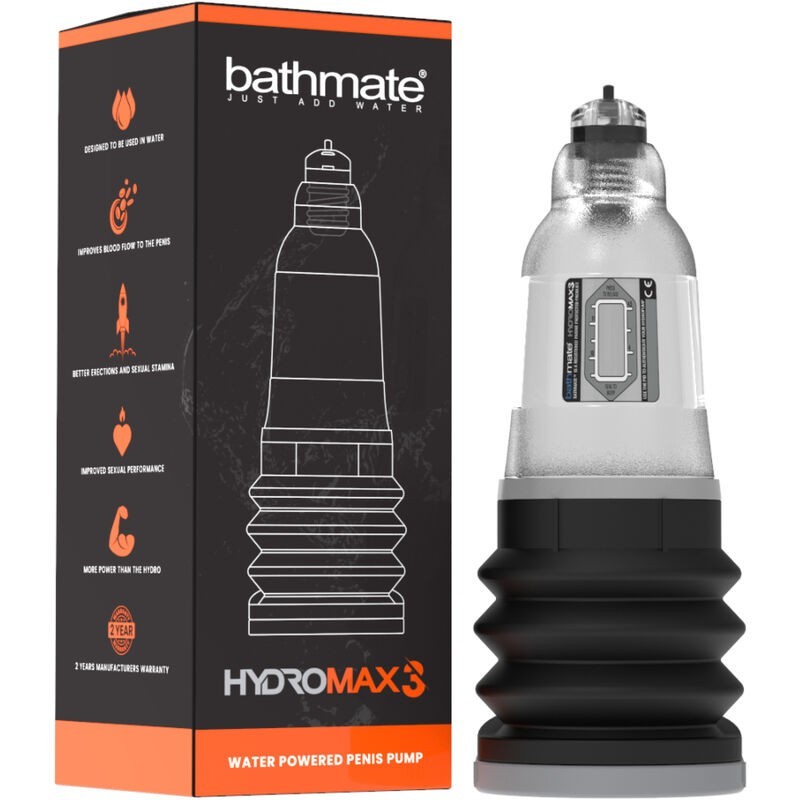 Bathmate - Hydromax 3 Trasparente - BATHMATE - Pompe e Sviluppatori Pene | erosidea.com