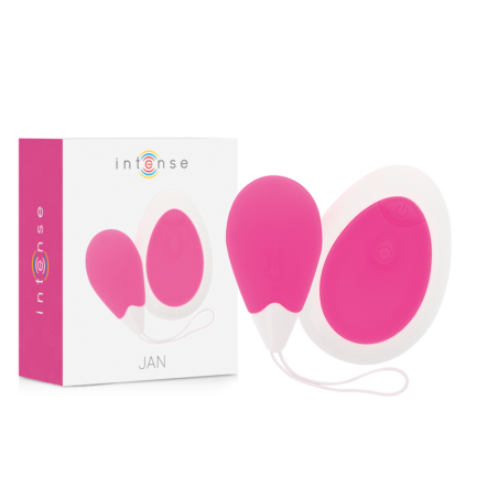 Vibratore Intense Telecomando Jan Egg Rosa - INTENSE COUPLES TOYS - Vibratori | erosidea.com