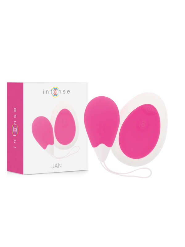 Vibratore Intense Telecomando Jan Egg Rosa - INTENSE COUPLES TOYS - Vibratori | erosidea.com