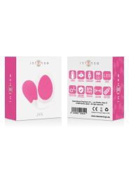 Vibratore Intense Telecomando Jan Egg Rosa - INTENSE COUPLES TOYS - Vibratori | erosidea.com
