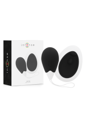 Intense - Jan Uovo Vibrante Telecomando Nero - INTENSE COUPLES TOYS - Vibratori | erosidea.com