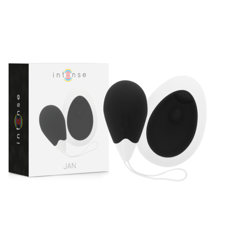 Intense - Jan Uovo Vibrante Telecomando Nero - INTENSE COUPLES TOYS - Vibratori | erosidea.com