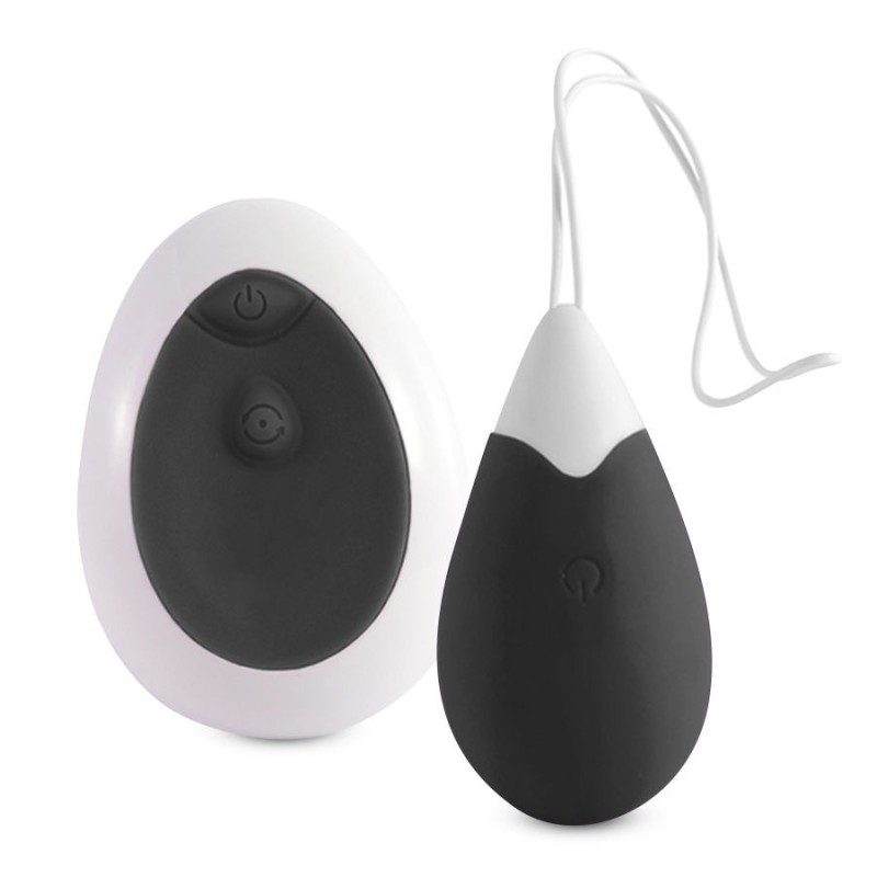 Intense - Jan Uovo Vibrante Telecomando Nero - INTENSE COUPLES TOYS - Vibratori | erosidea.com