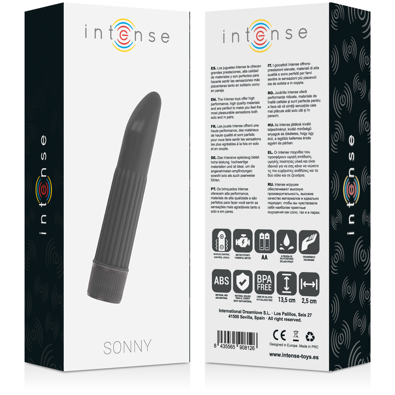 Vibratore Intense Sonny Black - INTENSE FUN - Vibratori | erosidea.com