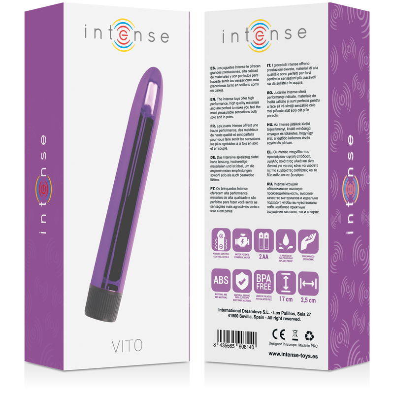 Vibratore Intense Vito Lilla - INTENSE FUN - Vibratori | erosidea.com