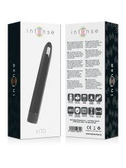 Vibratore Intense Vito Nero - INTENSE FUN - Vibratori | erosidea.com