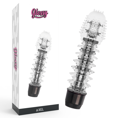 Vibratore Glossy Axel Nero - GLOSSY - Vibratori | erosidea.com