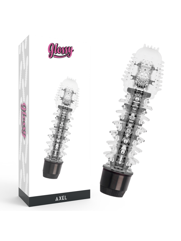 Vibratore Glossy Axel Nero - GLOSSY - Vibratori | erosidea.com