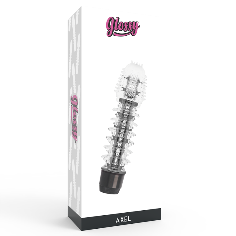 Vibratore Glossy Axel Nero - GLOSSY - Vibratori | erosidea.com