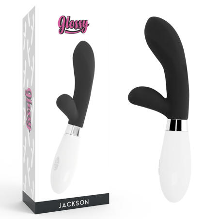 Glossy - Jackson Rabbit Nero - GLOSSY - Vibratori Rabbit | erosidea.com