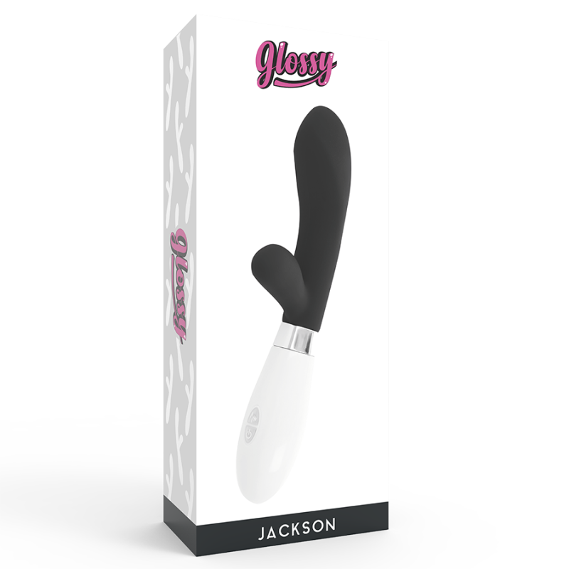 Glossy - Jackson Rabbit Nero - GLOSSY - Vibratori Rabbit | erosidea.com