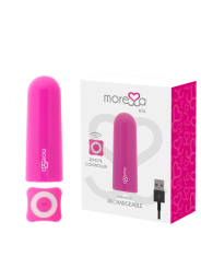 Vibratore Mini Moressa Nix Rosa Con Telecomando - MORESSA - Vibratori Mini | erosidea.com