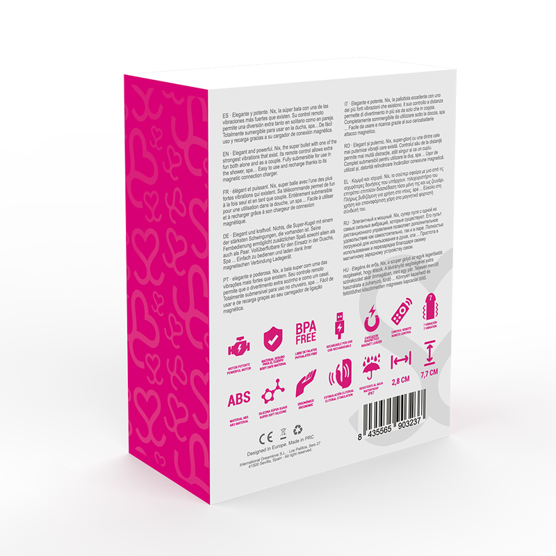 Vibratore Mini Moressa Nix Rosa Con Telecomando - MORESSA - Vibratori Mini | erosidea.com