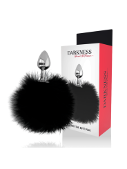 Darkness - Buttplug Anale Extra Con Coda Nera 7 Cm - DARKNESS ANAL - Plug e Catene Anali | erosidea.com