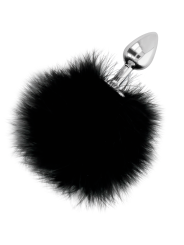 Darkness - Buttplug Anale Extra Con Coda Nera 7 Cm - DARKNESS ANAL - Plug e Catene Anali | erosidea.com