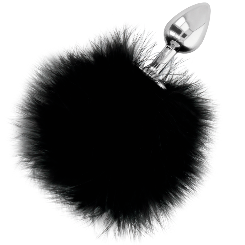 Darkness - Buttplug Anale Extra Con Coda Nera 7 Cm - DARKNESS ANAL - Plug e Catene Anali | erosidea.com