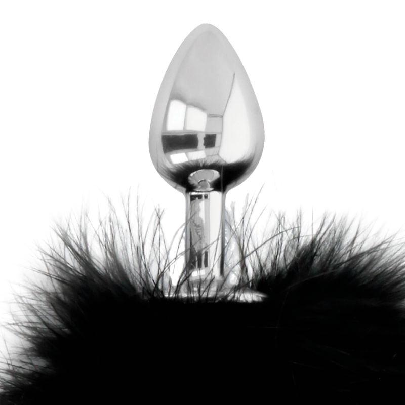 Darkness - Buttplug Anale Extra Con Coda Nera 7 Cm - DARKNESS ANAL - Plug e Catene Anali | erosidea.com