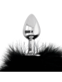 Darkness - Buttplug Anale Extra Con Coda Nera 7 Cm - DARKNESS ANAL - Plug e Catene Anali | erosidea.com