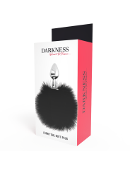 Darkness - Buttplug Anale Extra Con Coda Nera 7 Cm - DARKNESS ANAL - Plug e Catene Anali | erosidea.com