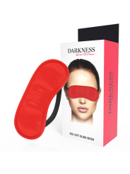 Darkness - Maschera Rossa Liscia - DARKNESS BONDAGE - Maschere e Cappucci | erosidea.com