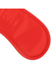 Darkness - Maschera Rossa Liscia - DARKNESS BONDAGE - Maschere e Cappucci | erosidea.com