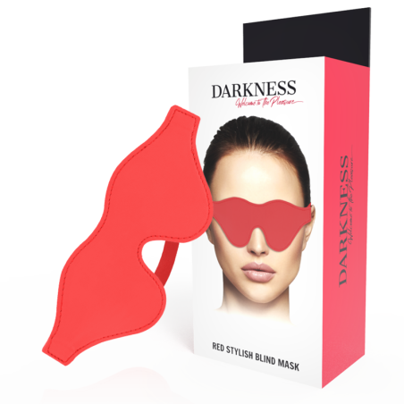 Darkness - Maschera Rossa - DARKNESS BONDAGE - Maschere e Cappucci | erosidea.com