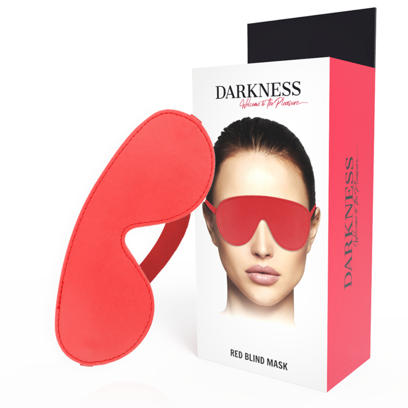 Darkness - Maschera Rossa Di Alta Qualit - DARKNESS BONDAGE - Maschere e Cappucci | erosidea.com