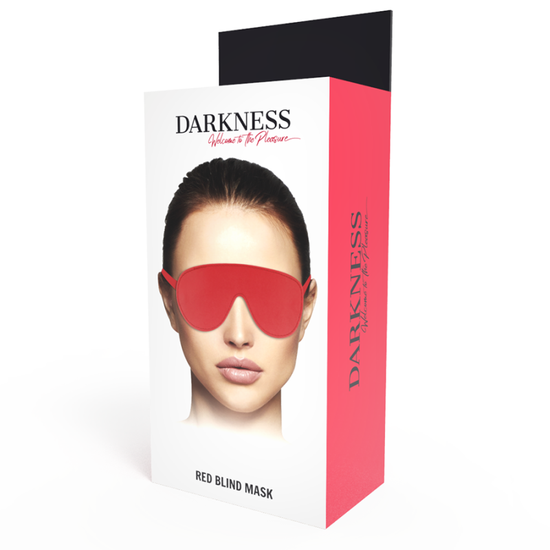 Darkness - Maschera Rossa Di Alta Qualit - DARKNESS BONDAGE - Maschere e Cappucci | erosidea.com