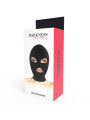 Darkness - Maschera Di Sottomissione Bdsm Bocca E Occhi Nera - DARKNESS BONDAGE - Maschere e Cappucci | erosidea.com