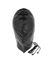 Darkness - Maschera Di Sottomissione Nera - DARKNESS BONDAGE - Maschere e Cappucci | erosidea.com