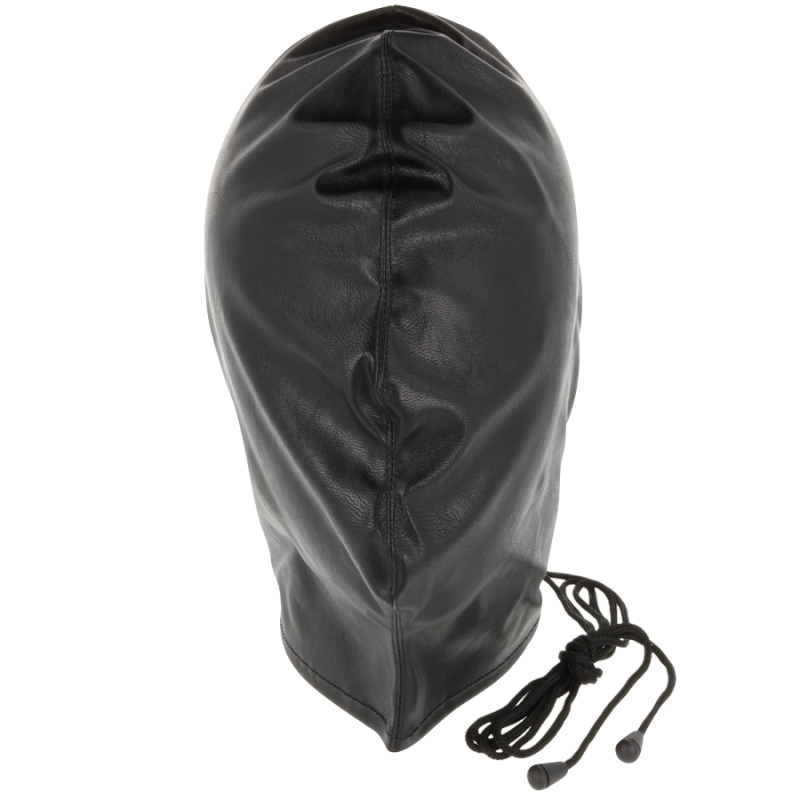 Darkness - Maschera Di Sottomissione Nera - DARKNESS BONDAGE - Maschere e Cappucci | erosidea.com