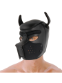 Darkness - Maschera Per Cani In Neoprene Con Muserola Rimovibile M - DARKNESS BONDAGE - Maschere e Cappucci | erosidea.com