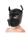Darkness - Maschera Per Cani In Neoprene Con Muserola Rimovibile M - DARKNESS BONDAGE - Maschere e Cappucci | erosidea.com