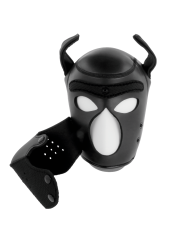 Darkness - Maschera Per Cani In Neoprene Con Muserola Rimovibile M - DARKNESS BONDAGE - Maschere e Cappucci | erosidea.com