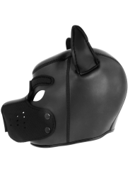 Darkness - Maschera Per Cani In Neoprene Con Muserola Rimovibile M - DARKNESS BONDAGE - Maschere e Cappucci | erosidea.com